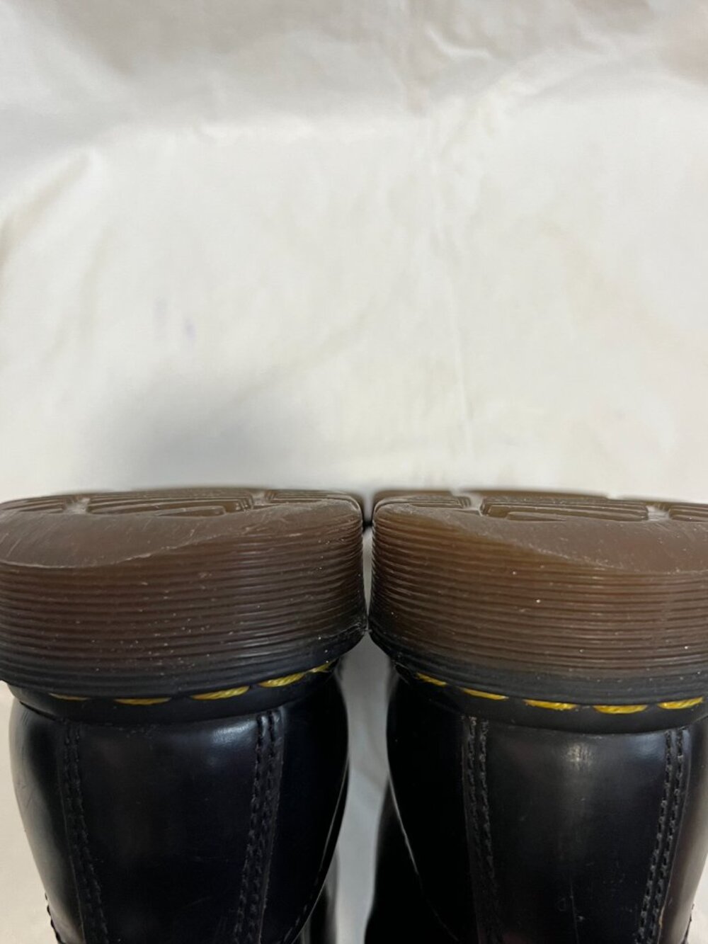 Dr Martens boots 1460 Quilon Leather black leather UK 8 US womens 10 docs - Picture 9 of 15